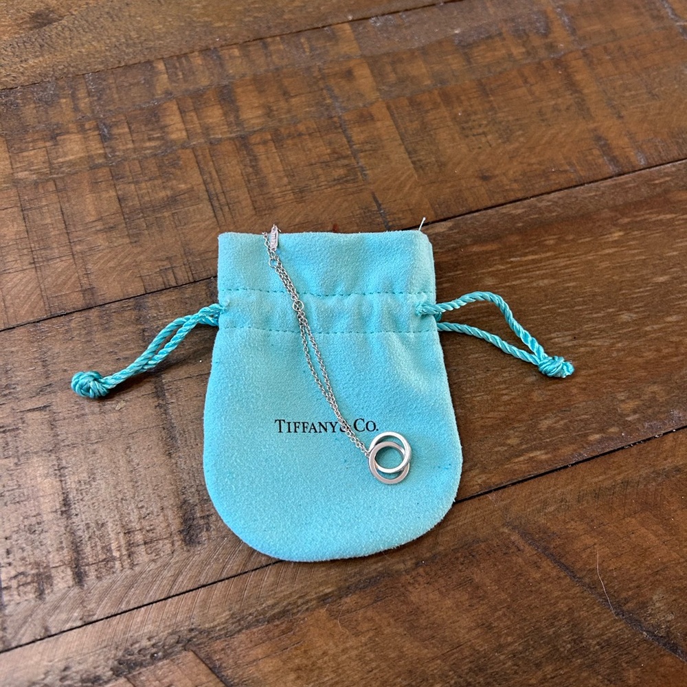 Tiffany & Co. Silver Bracelet with Tiffany Pouch and Bag